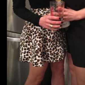 Cheetah mini skirt